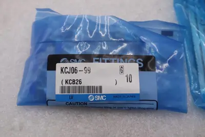 New OPEN BOX SMC self-sealing connector KCJ06-99 STOCK K-2571