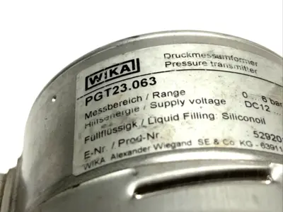 USED WIKA WIKA PGT23
