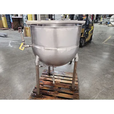 Used 100 Gallon Stainless Steel Jacketed Kettle