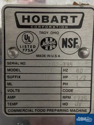 USED Hobart 20 Quart Hobart Mixer, S/S, Model A-200