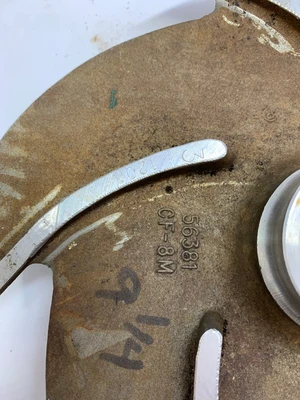Goulds 10" CF8M Impeller