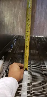 Washer, Belt, 42" x 100", Stainless Steel, Innotech, 2-Zone #5861449