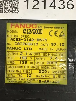 USED FANUC A06B-0142-B575