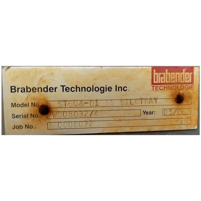 Used 13 Cu. Ft. MAC Brabender Stainless Cyclone Separator with 24" live bottom