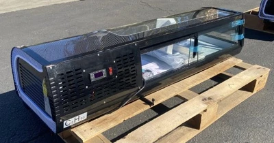 171-0139 52” Self Contained Full Service Countertop Sushi Display Cooler