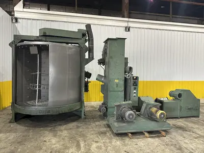 36" X 72" GOFF MODEL #3672D SPINNER HANGER SHOT BLAST CLEANING SYSTEM, NEW 2006: STOCK #22470