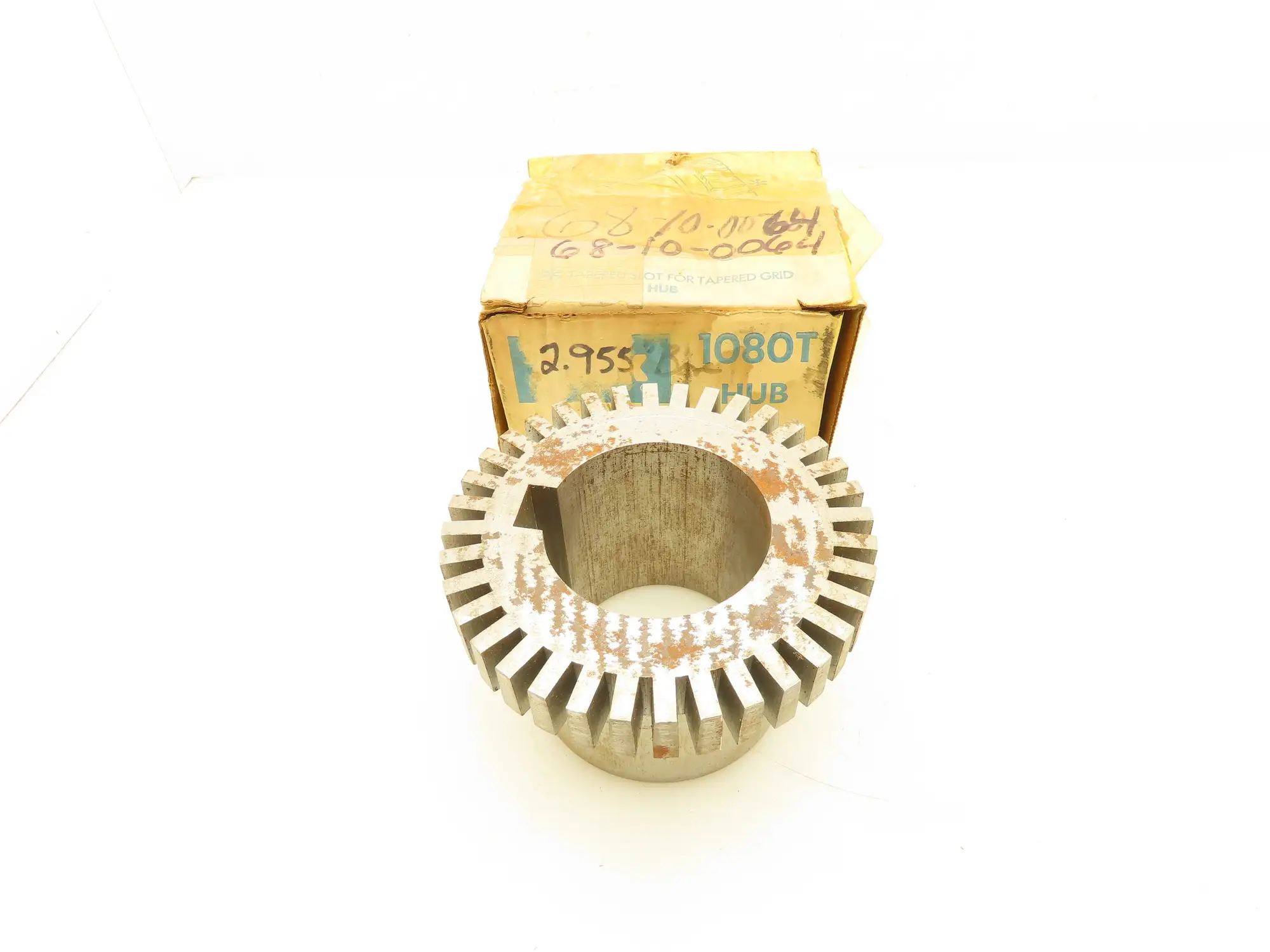 Falk 1080T Grid Steelflex Coupling Hub 2.9550" Bore 3-1/2" Through Bore Steel