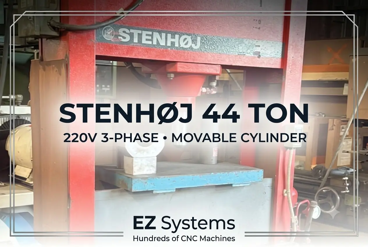 Used STENHOJ CP 40 H-Frame Presses California US | [EZ] EZ Systems #1228042