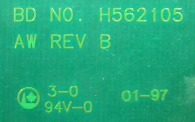 REFURBISHED PITNEY BOWES H582101AAB CIRCUIT BOARD REV B H562105