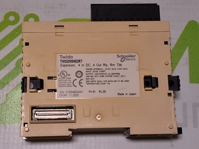 SCHNEIDER ELECTRIC TWIDO TWDDMM8DRT INPUT/OUTPUT EXPANSION MODULE 24VDC
