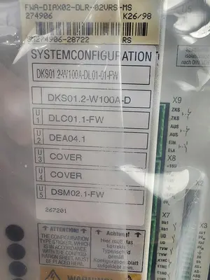 Used INDRAMAT DKS01.2-W100A-DL01-01-FW Servo Drives Michigan US | Midwest Press and Automation #1545293