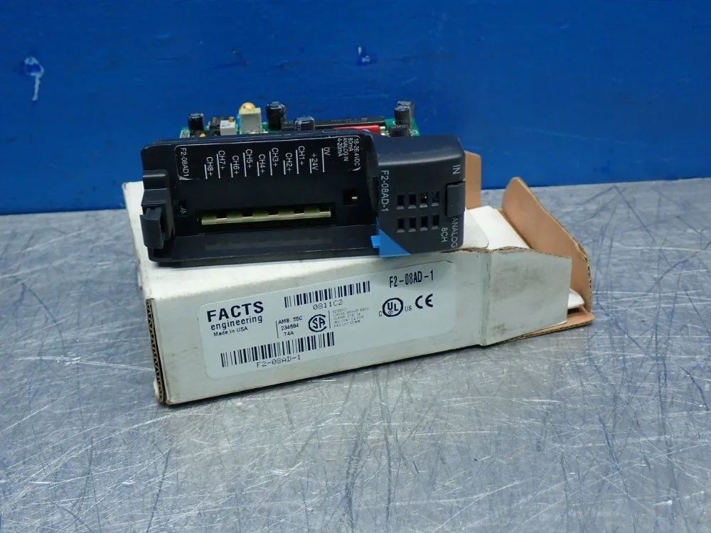 Used FACTS ENGINEERING F208AD1 PLC Input & Output Ohio US | HGR 24 #802136