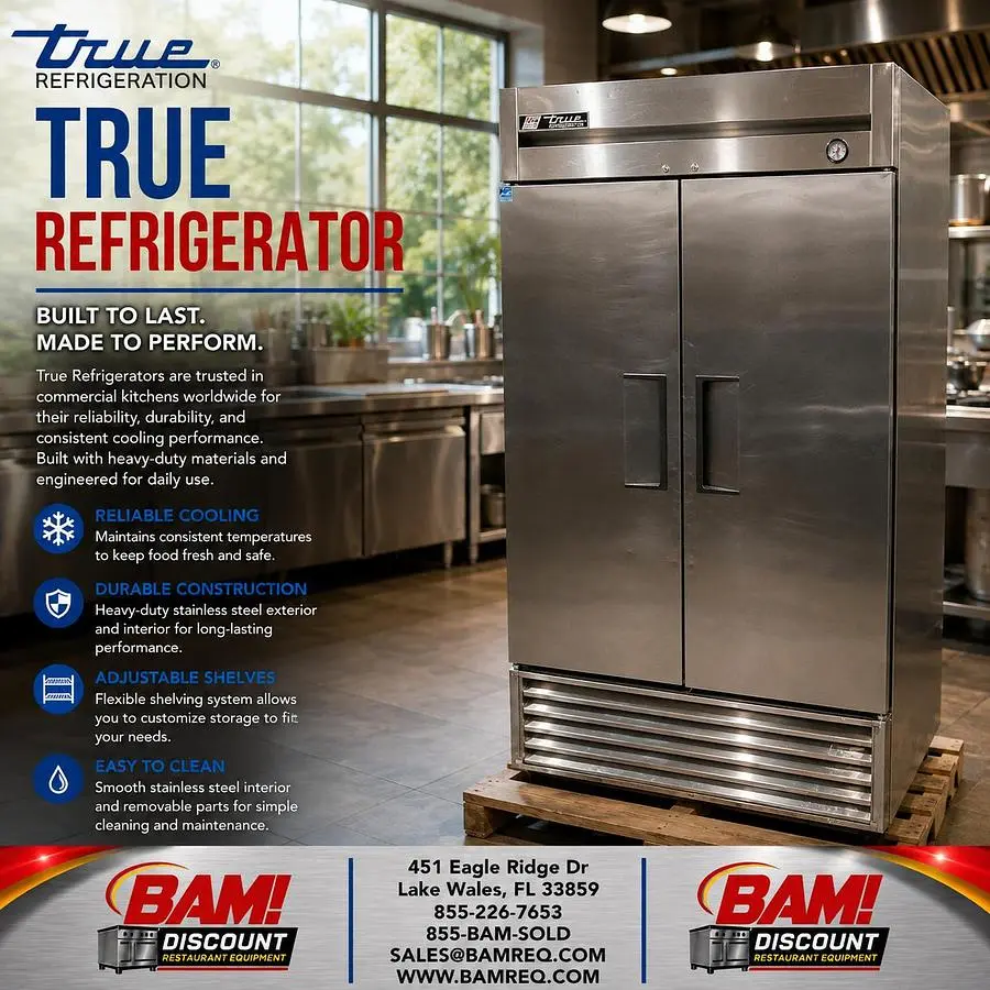 Used TRUE T-49 Refrigerators Florida US | BAM Discount Restaurant Equipment #1393589
