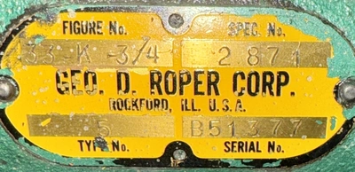 6″ x 12″ Thropp Mill, Item # 1930
