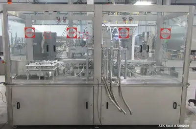 Used CAPMATIC VERIFILL Liquid & Paste Complete Packaging Lines Illinois US | Aaron Equipment #1130451