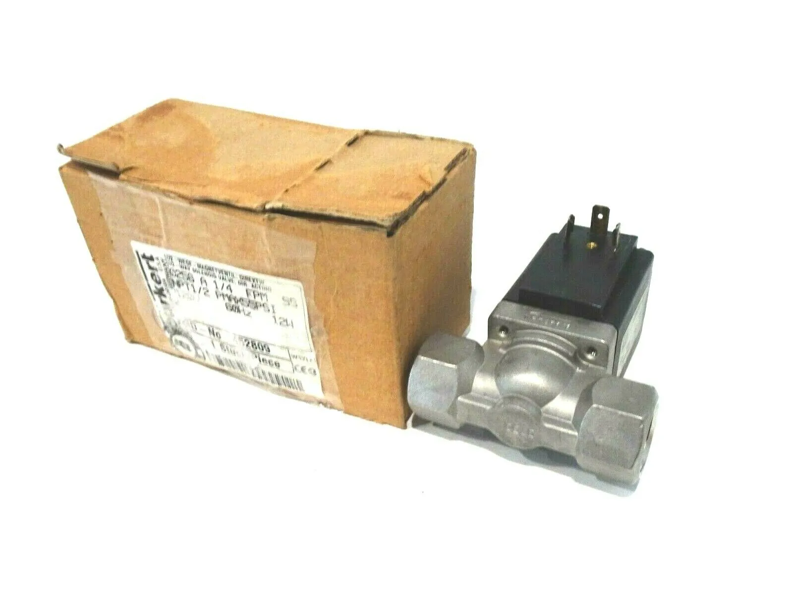 NEW BURKERT 0256 A 1/4 FPM SS SOLENOID VALVE 0256A14FPMSS