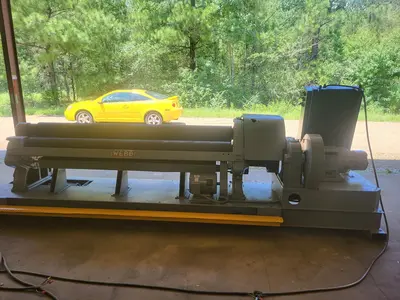 Used WEBB R3L-8008 Plate Bending Rolls including Pinch Louisiana US | Pinpoint Machine #1420661