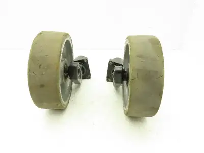 JLG 1001228850 Solid Tire Caster Wheel Off JLG 10MSP Picker Right & Left Set