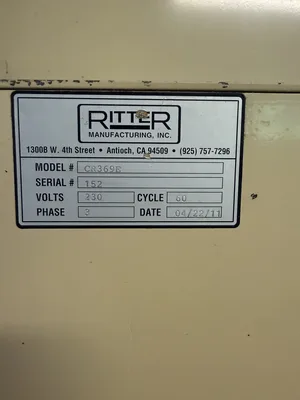 CR369E | Ritter | Shape & Sand Machines