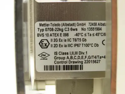 Mettler Toledo PBA430-A15 Digital Scale Base With Load Cell 0708