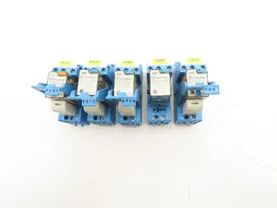 Finder 55.33.9.024.0010 Terminal Relay Socket 24V Coil Lot of 5