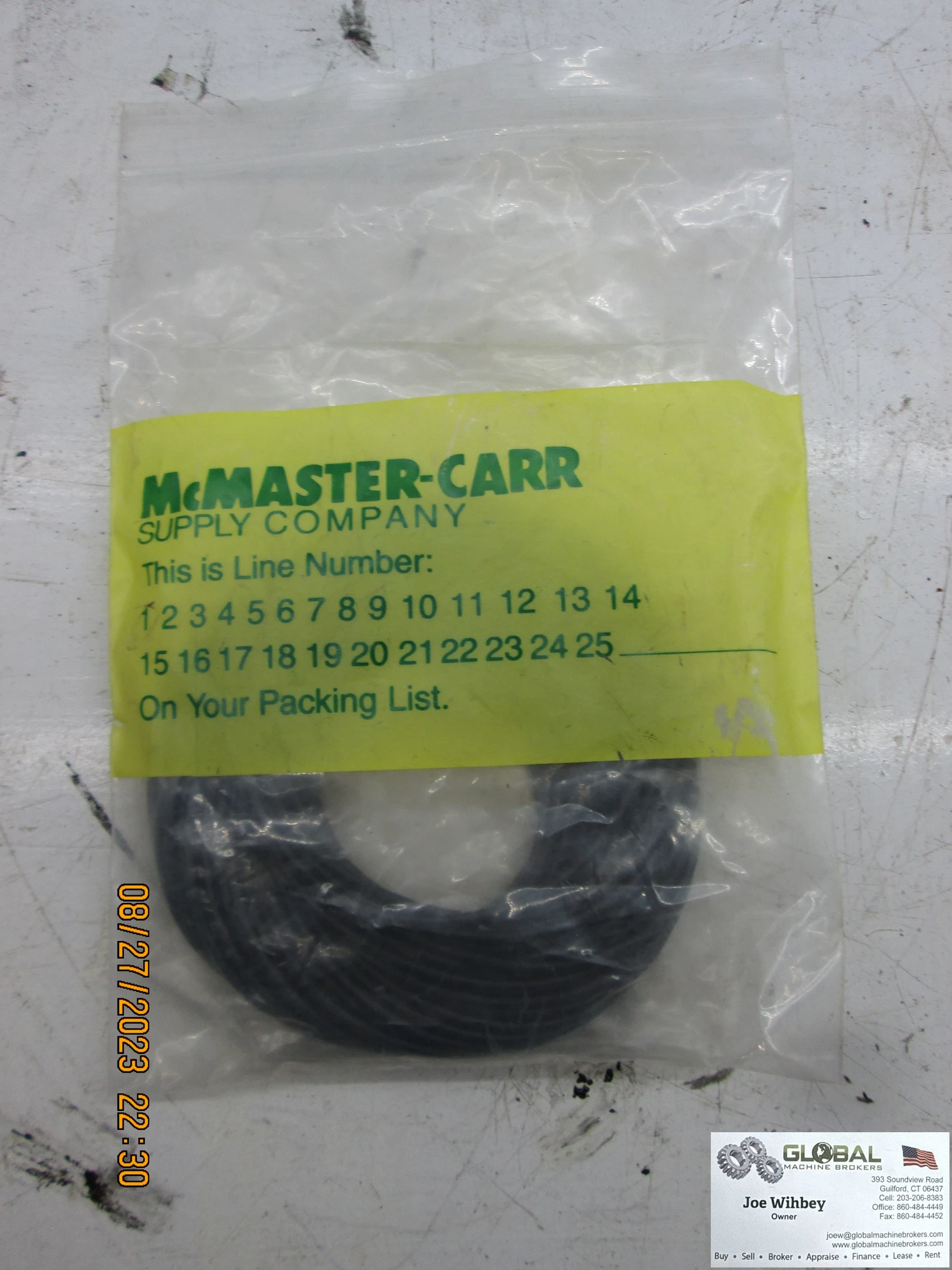 McMaster-Carr 70 Buena Wire Line