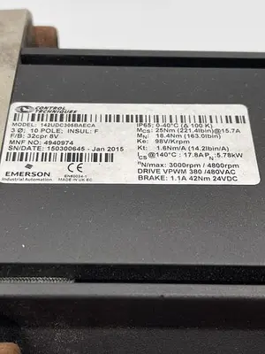 USED CONTROL TECHNIQUES CONTROL TECHNIQUES 142UDC305BAECA, STOBER P521SPR0030MT RATIO 3.0:1