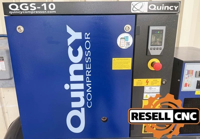 Used 2024 Quincy QGS10D T120 Rotary Screw & Sliding Vane Air Compressors Florida US | Resell CNC #1252501