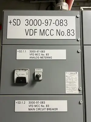 Modan 3000 VFD MCC, 600V, 3-Ph, 1200A, 15 Sections