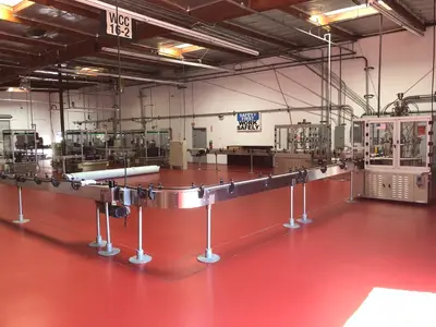 Hoppmann, filling & capping line, 8-station, conveyor control