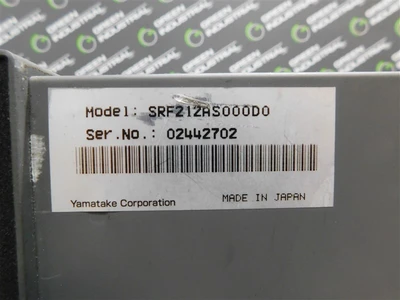 Yamatake Corporation SRF212AS000D0 Chart Recorder Used