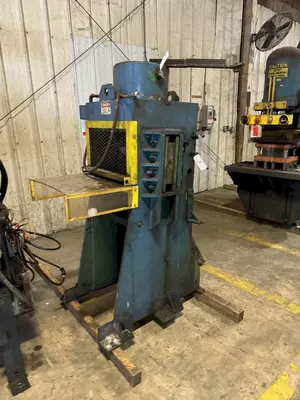196 TON X 18” WIDTH X 1” FRANKLIN MODEL #B5196-20 AUTOMATIC HYDRAULIC SHEAR & PUNCH MACHINE: STOCK #23392