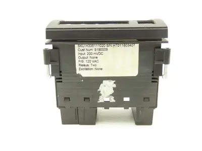 Simpson H335111020 Model H335 200mVDC Digital Panel Meter 120 VAC Power Supply