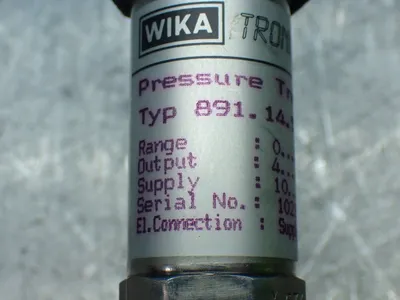 Used WIKA 891.14.520 Pressure Transmitters Ohio US | HGR 24 #831545