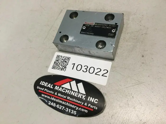 Used REXROTH HSA06A0073XM00 Valves/Fittings Michigan US | Ideal Machinery #699261