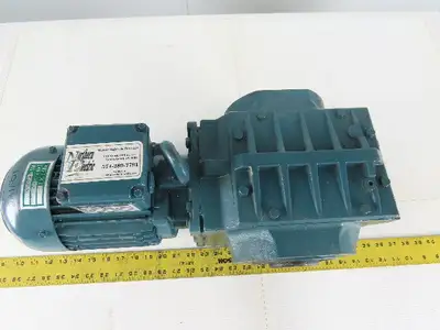 BAUER 1Hp Gear Motor Hollow Thru Shaft 230/460V 3Ph 11.5 RPM {bs30-84}/d08ma4/am
