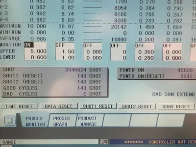 2005 MILACRON ROBOSHOT SiB-110 Injection Molding Horizontal/Vertical | Machinery Network (3)