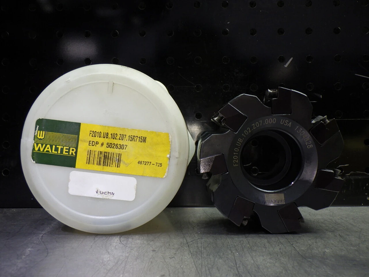 Walter 4" Indexable Facemill 1.25" Arbor F2010.UB.102.Z07.15R715M (LOC333A)