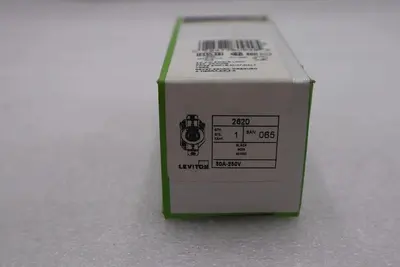 Leviton 2620 30A-250V Flush Mounting Locking Receptacle  Stock #K-2075