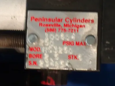 Peninsular Cylinder Pneumatic Cylinder Lot