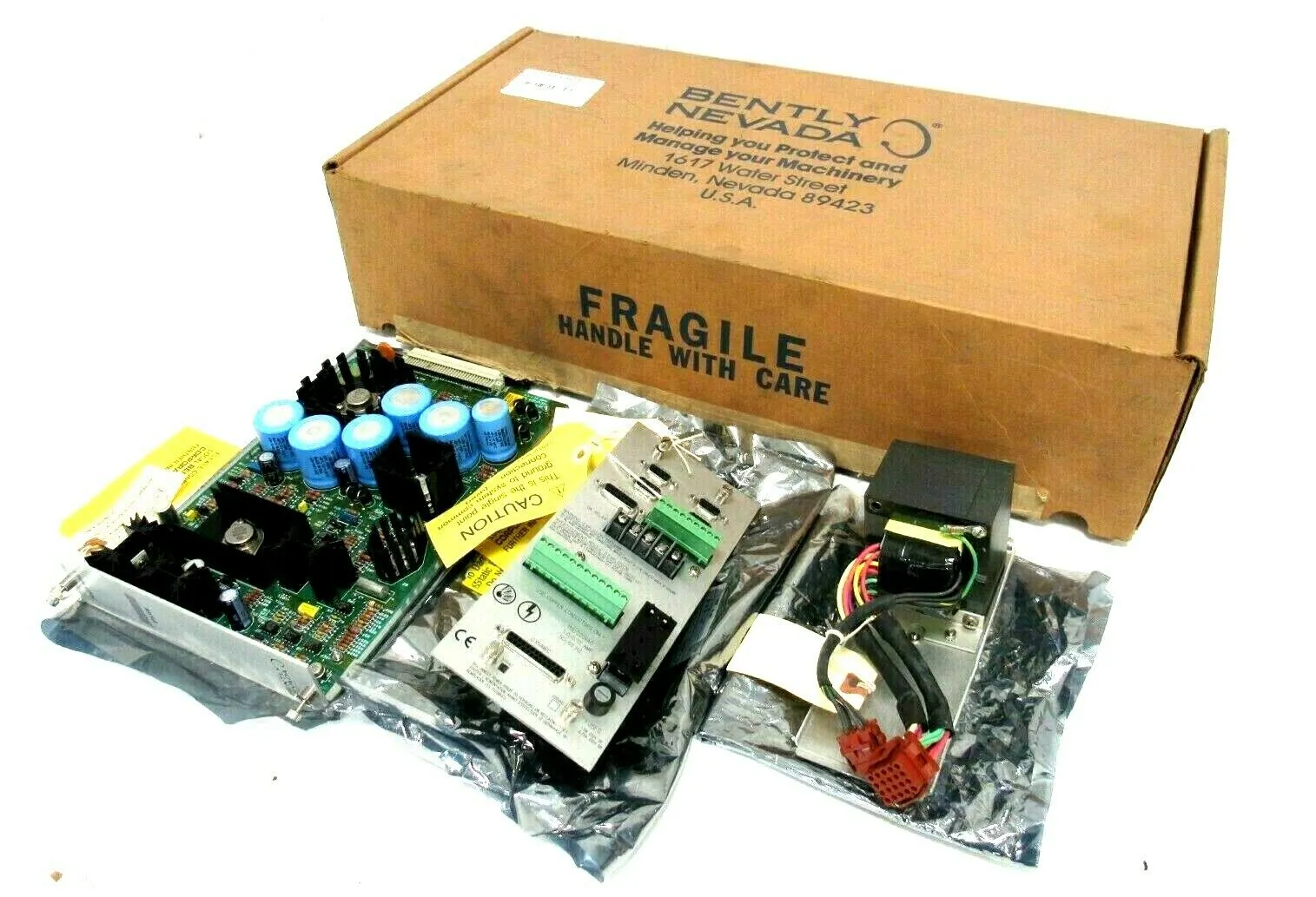 NEW BENTLY NEVADA PWA88219-01 POWER SUPPLY WITH PWA88199-01 TEMPERATURE PANEL