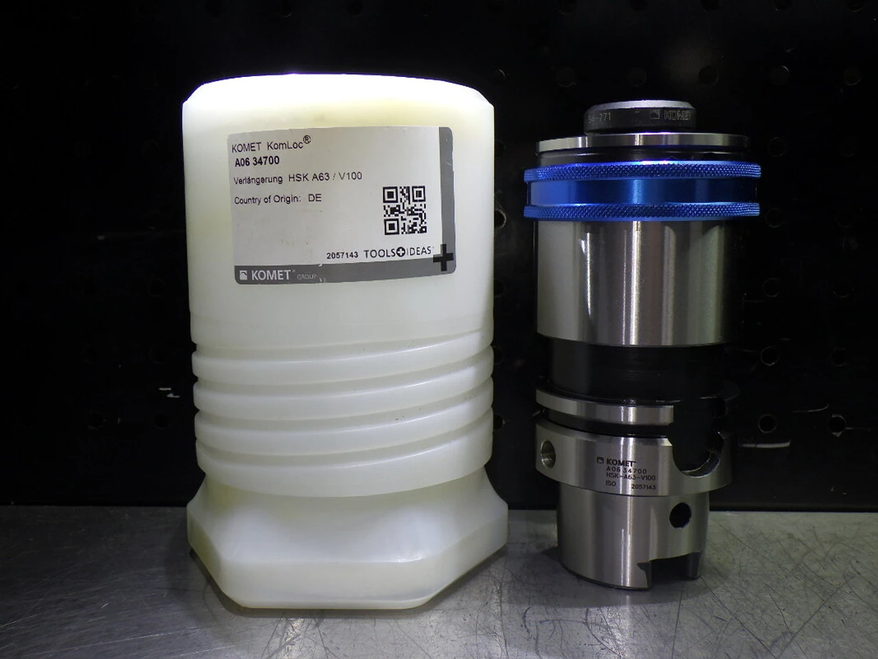 Komet KomLoc HSK63A To V100 (40mm) Modular Reducer A06 34700 (LOC2318B)