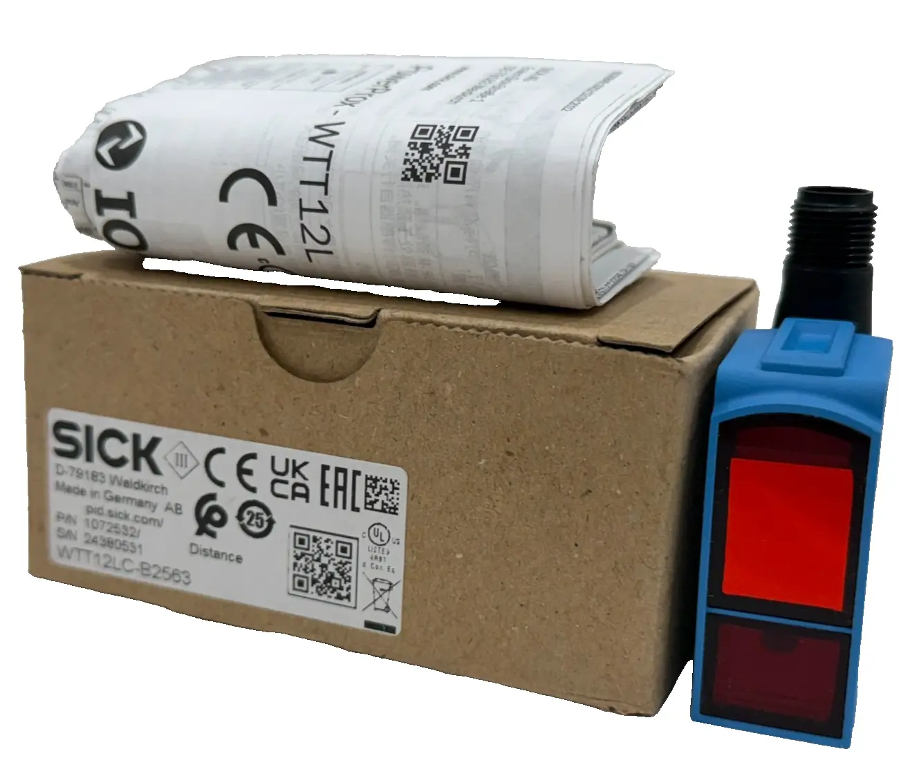 NEW SICK WTT12LC-B2563 PHOTOELECTRIC SENSOR 1072532 WTT12LCB2563