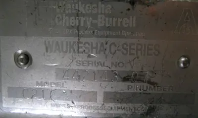 USED Waukesha Cherry-Burrell C216