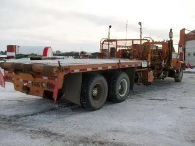 USED 1984 GMC BRIGADIER GENERAL TANDEM AXLE OILFIELD PUMP / KILL TRUCK
