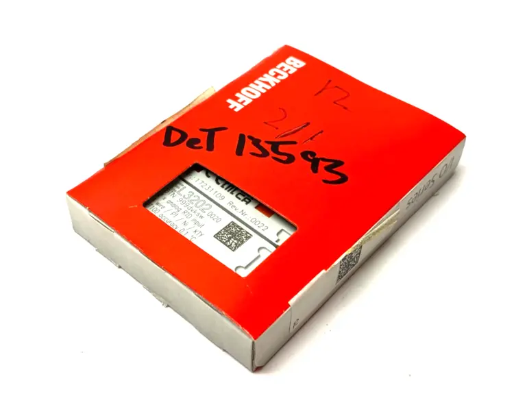 New | in-Stock BECKHOFF ETHERCAT 2-CHANNEL ANALOG RTD INPUT TERMINAL 4-WIRE PLC Ethernet Equipment | Maverick Industrial Sales #1112150