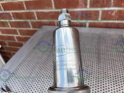 USED PALL MSS 4463 G08 H4 STAINLESS STEEL FILTER HOUSING W/ FILTER, 4" FLANGE FITTING