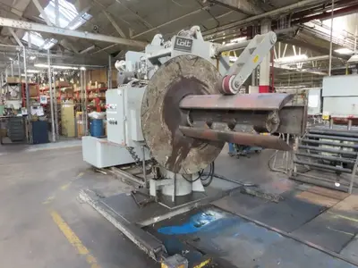 20,000 LBS X 48" COLT MODEL #CHD-DR2000 DOUBLE END MOTORIZED UNCOILER COIL REEL : YOBRO #24894
