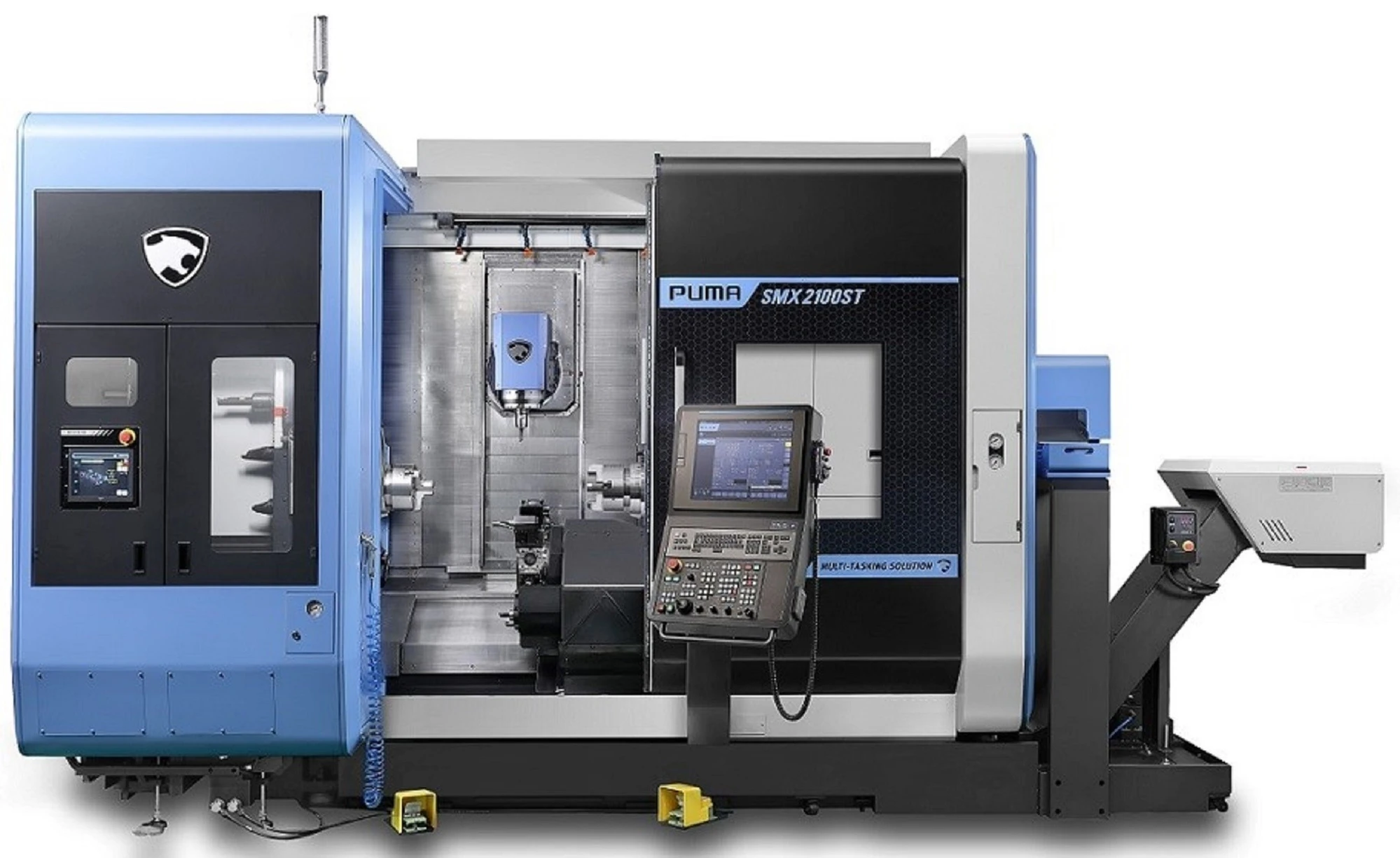 SMX 2100ST High Performance Opposed Spindle Multi-Axis ATC Milling and Turning Center with B-axis