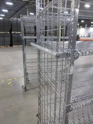 CARI ALL, METRO STYLE,  WIRE SHELVING ON WHEELS